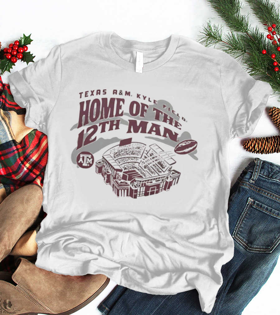 Texas A&M Kyle Field Home Of The 12th Man Stadium Football T-Shirt