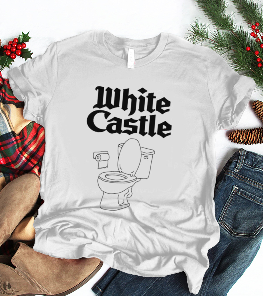 White Castle Toilet Bathroom Humor Fast Food T-Shirt