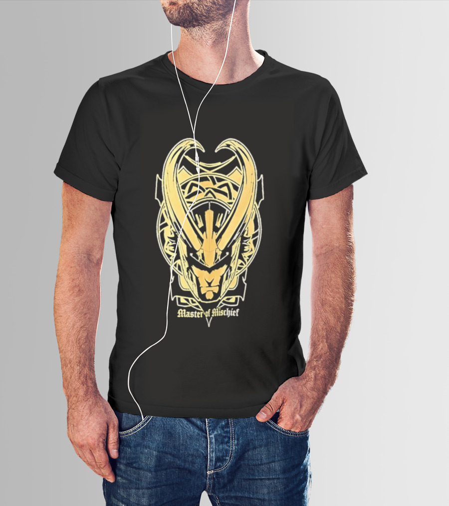 Loki Marvel Master Of Mischief Helmet T-Shirt