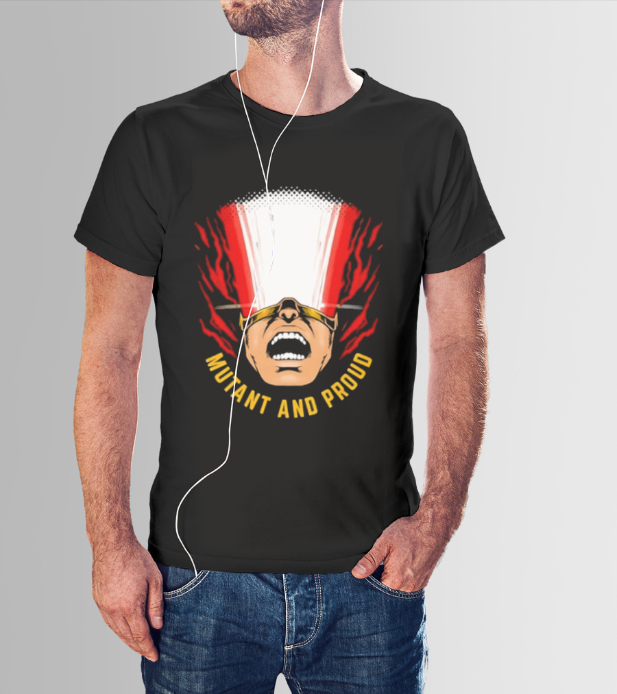 Cyclops Mutant And Proud X Men Marvel Eyebeams T-Shirt