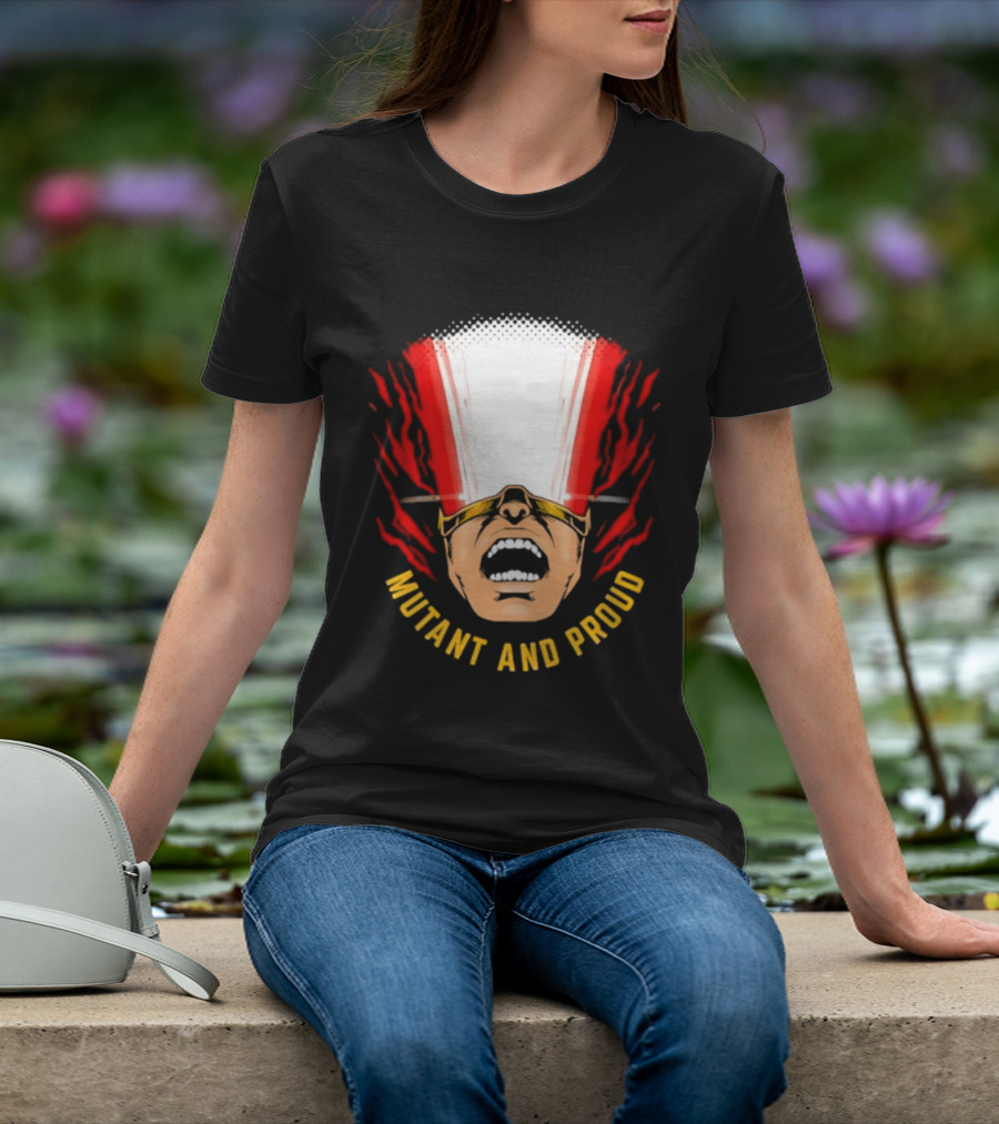 Cyclops Mutant And Proud X Men Marvel Eyebeams T-Shirt