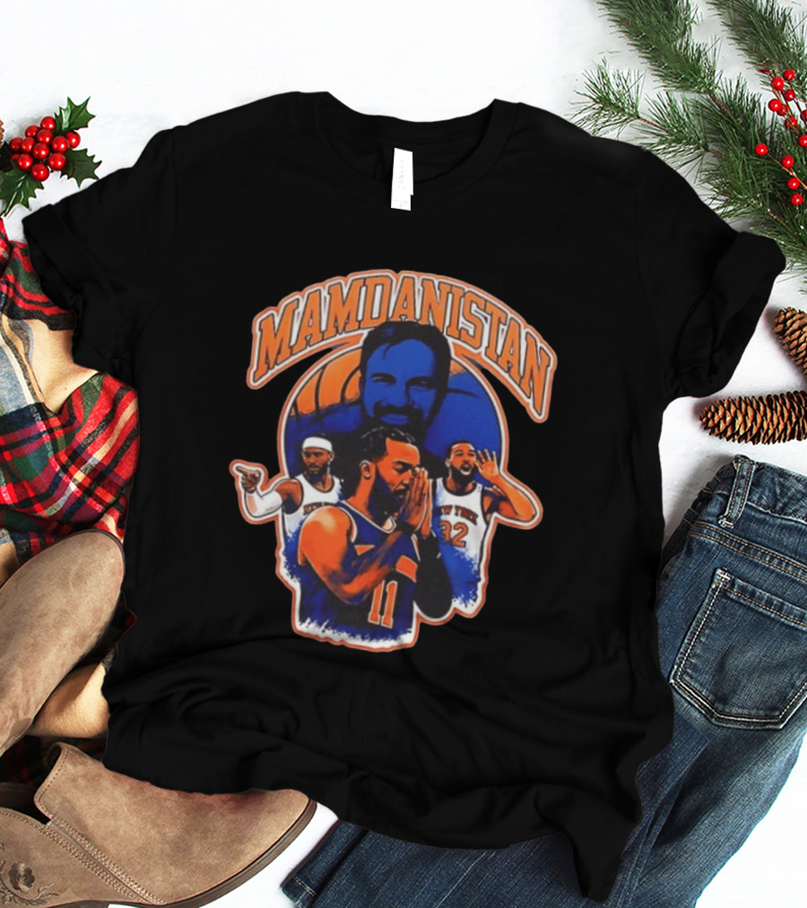 New York Knicks 2026 Mamdani MamdaniStan Basketball Team Players Zohran T-Shirt