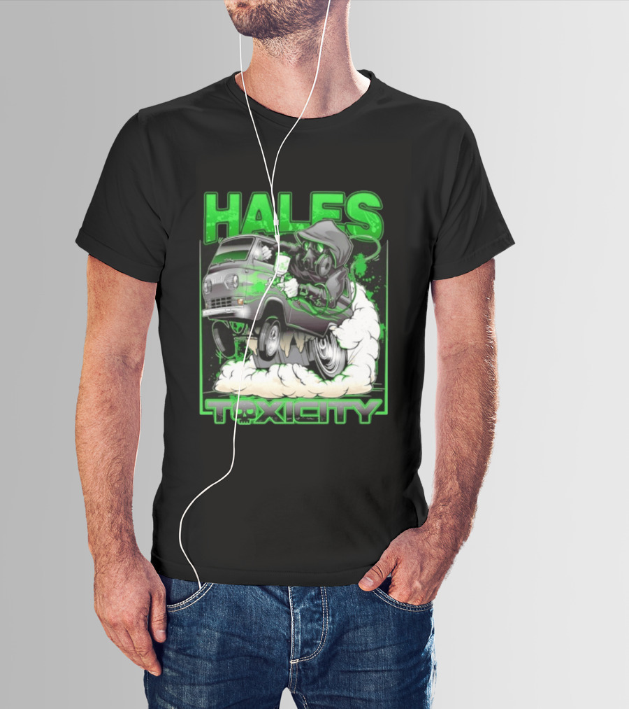 Hales Toxicity Gas Mask Graffiti Van Street T-Shirt
