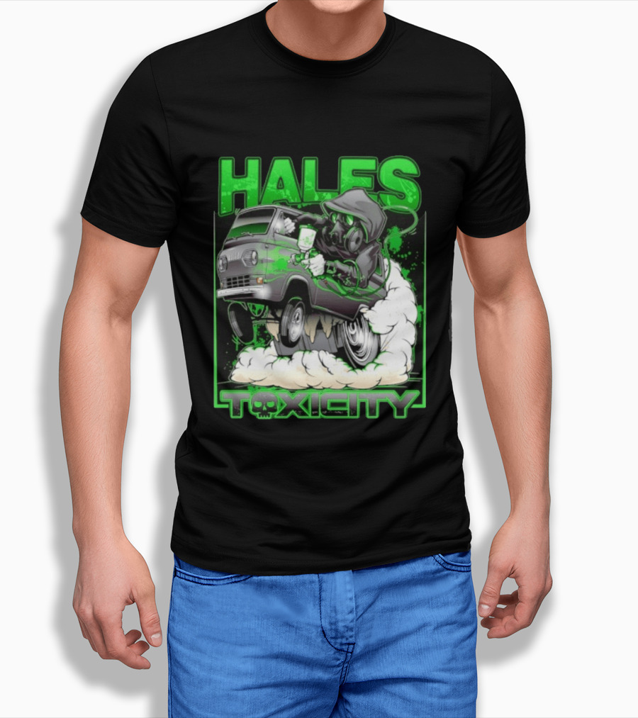 Hales Toxicity Gas Mask Graffiti Van Street T-Shirt