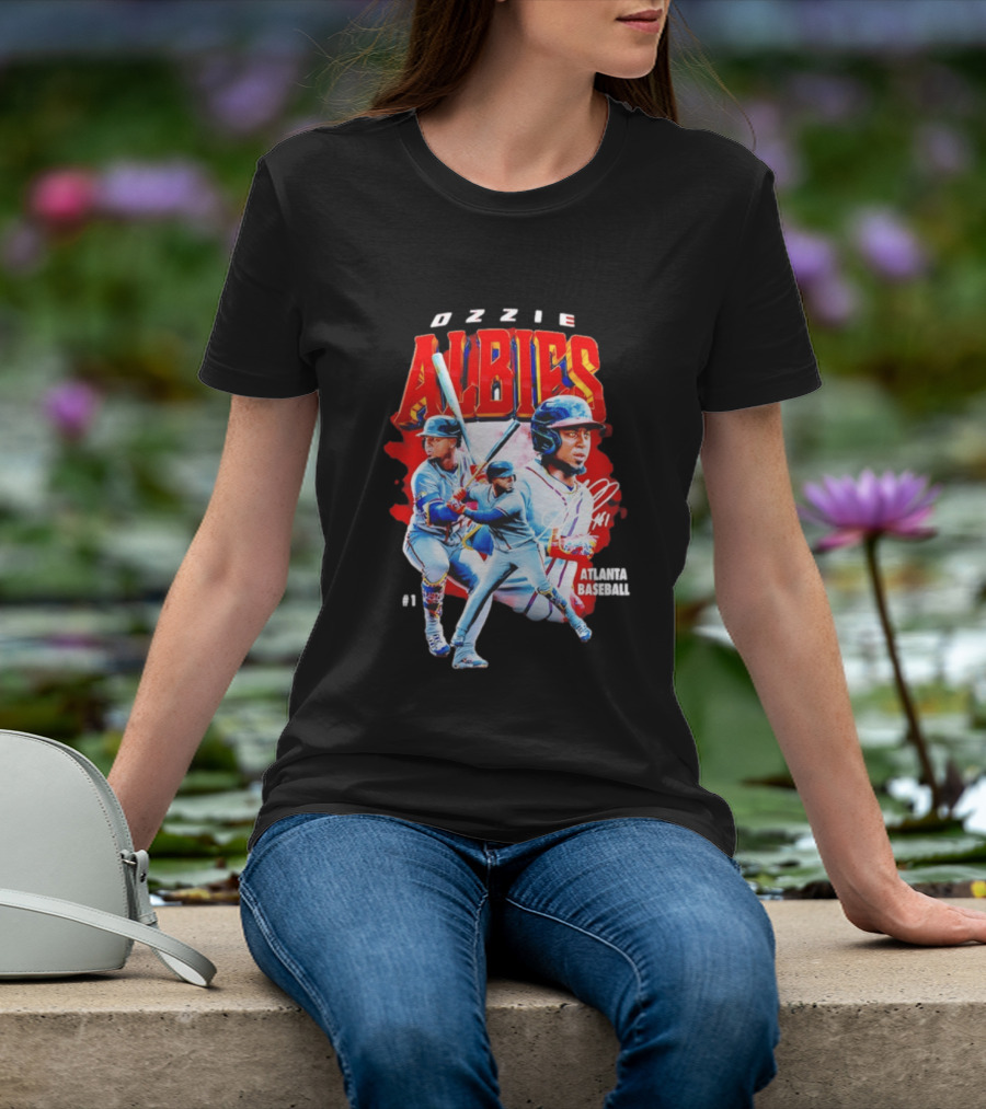 Ozzie Albies Atlanta Baseball 01 2026 MLB Collage T-Shirt