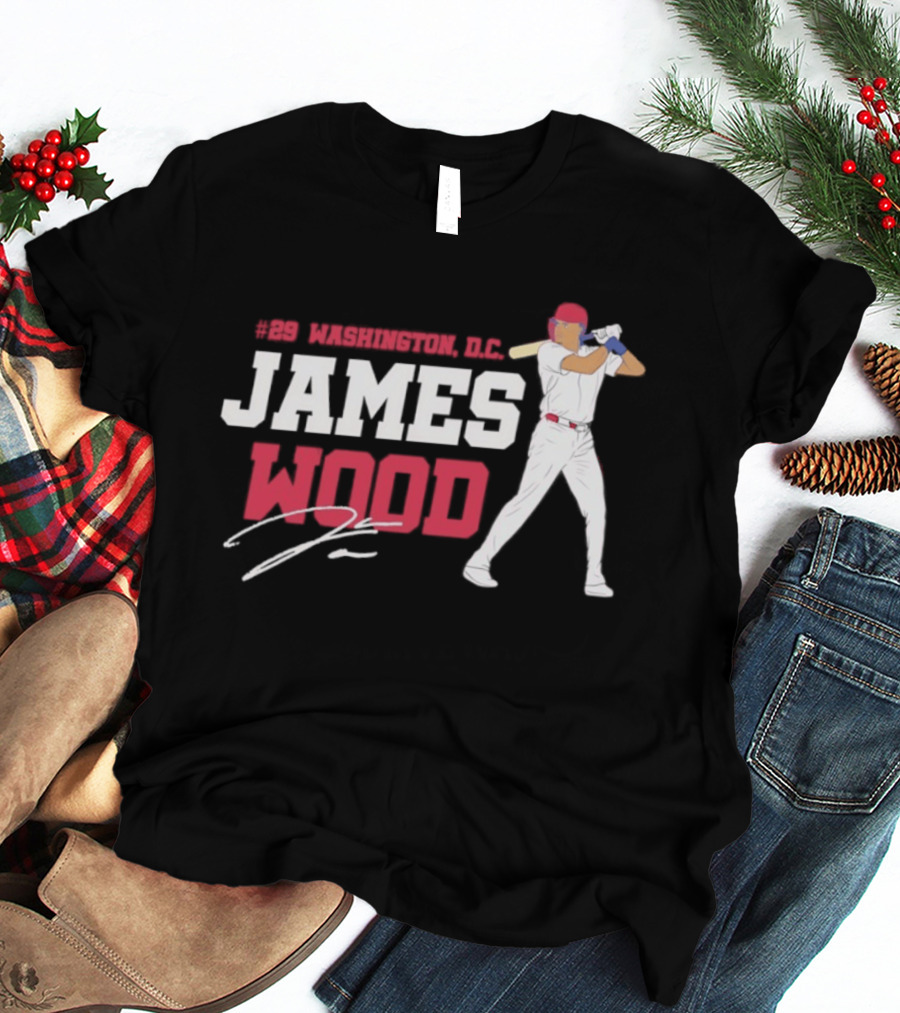 James Wood Washington D.C. Nationals MLB 2026 T-Shirt