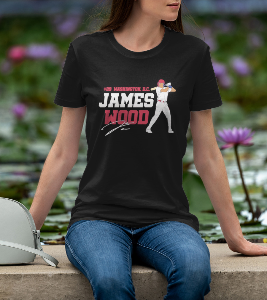 James Wood Washington D.C. Nationals MLB 2026 T-Shirt