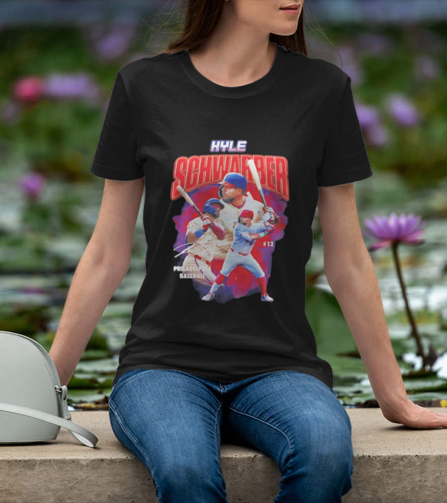 Kyle Schwarber Phillies Baseball #12 Collage 2026 T-Shirt