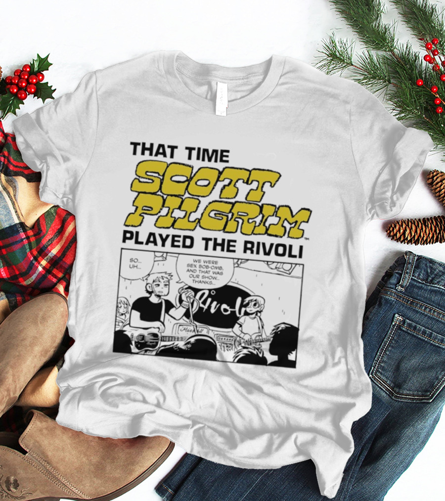Scott Pilgrim Comic Strip That Time Played The Rivoli T-Shirt