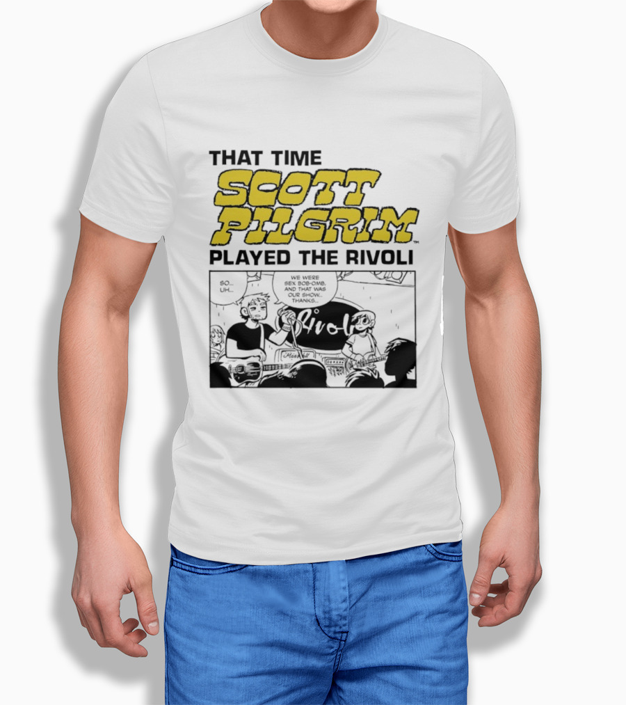 Scott Pilgrim Comic Strip That Time Played The Rivoli T-Shirt