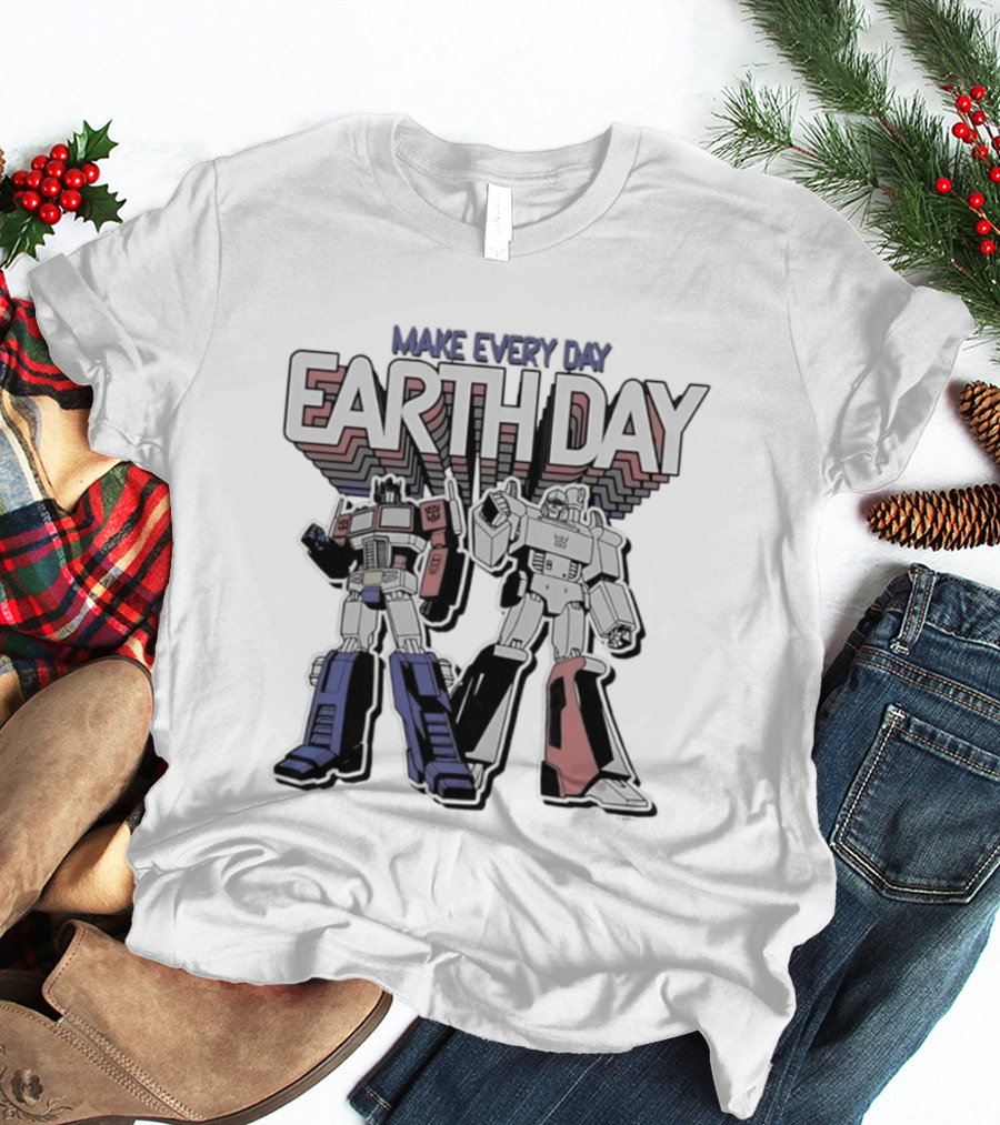 Make Every Day Earth Day Transformers T-Shirt