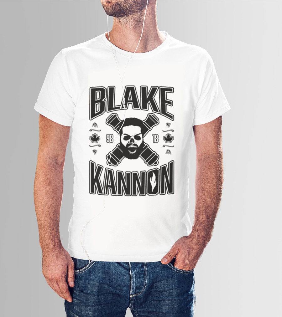 Blake Kannon 98 18 Skull Cannons Wrestling T-Shirt