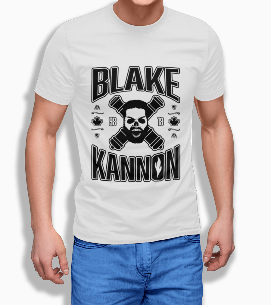 Blake Kannon 98 18 Skull Cannons Wrestling T-Shirt
