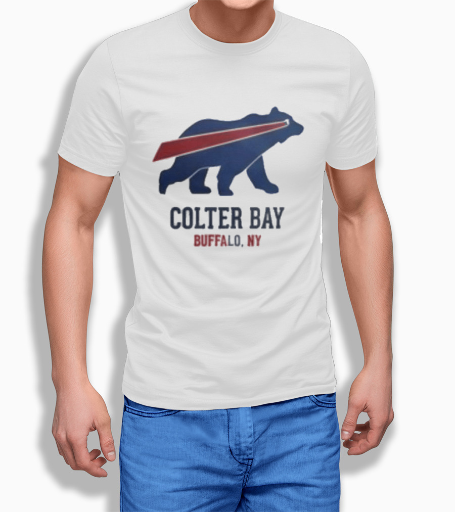 Buffalo Bills Colter Bay NY Beers Make Me Wanna Shout T-Shirt
