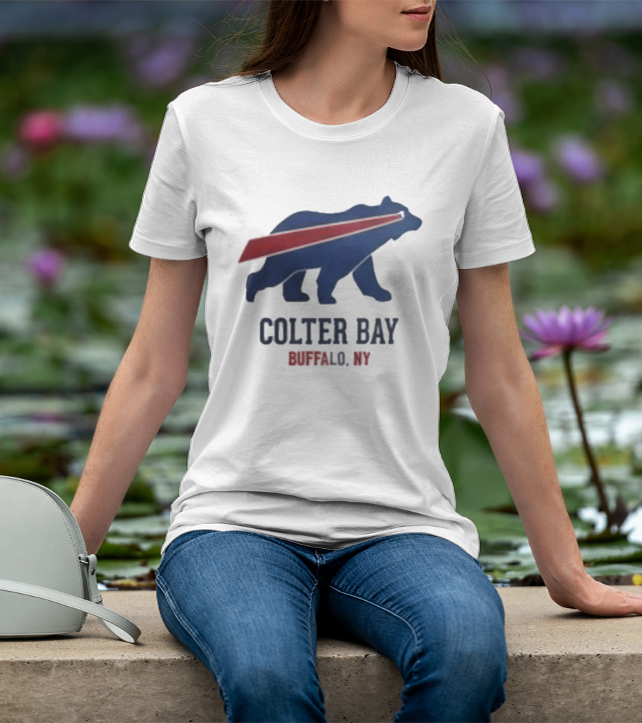 Buffalo Bills Colter Bay NY Beers Make Me Wanna Shout T-Shirt