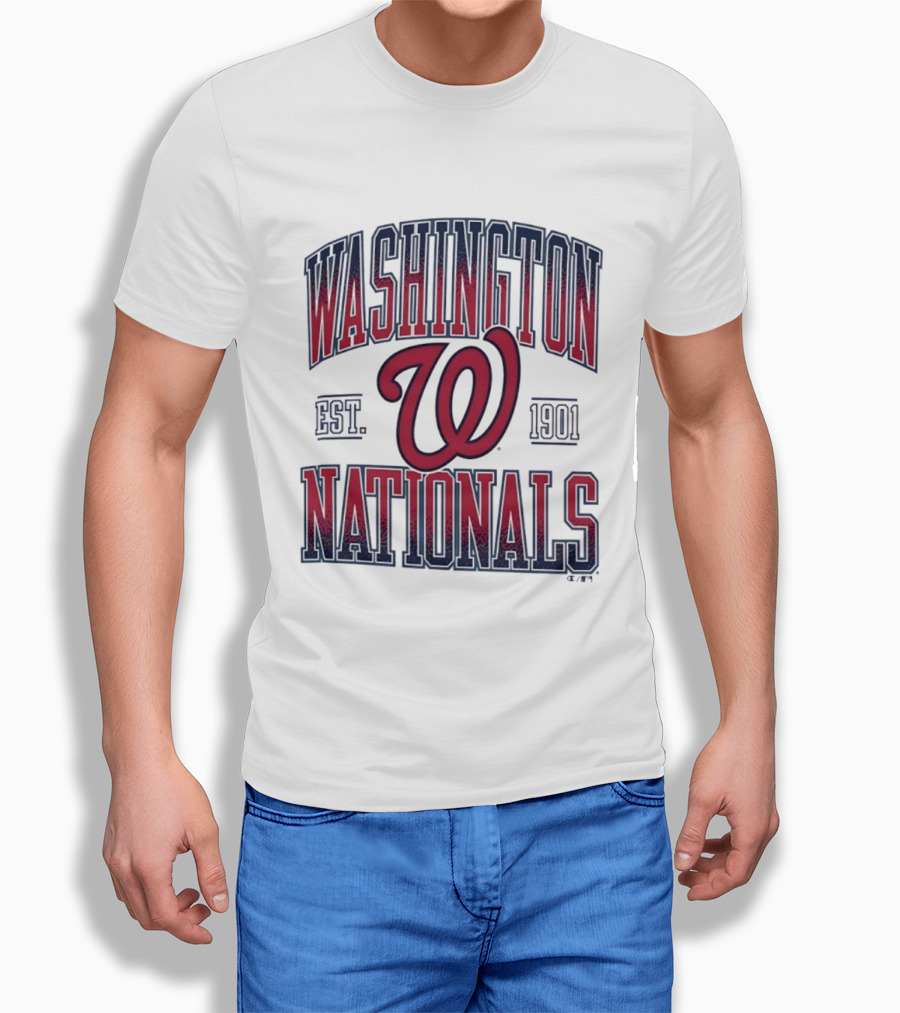 Washington Nationals Est 1901 MLB Baseball Vintage Red T-Shirt