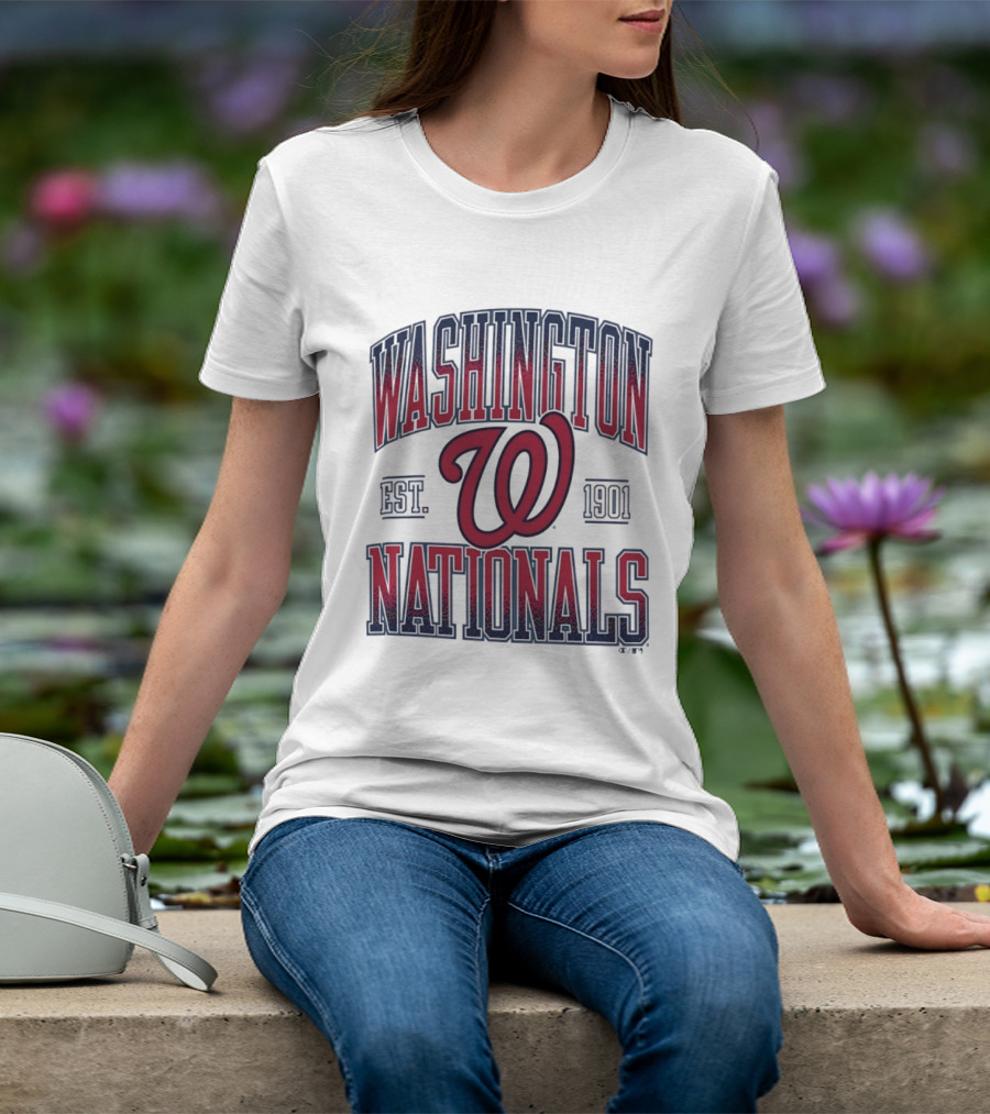 Washington Nationals Est 1901 MLB Baseball Vintage Red T-Shirt