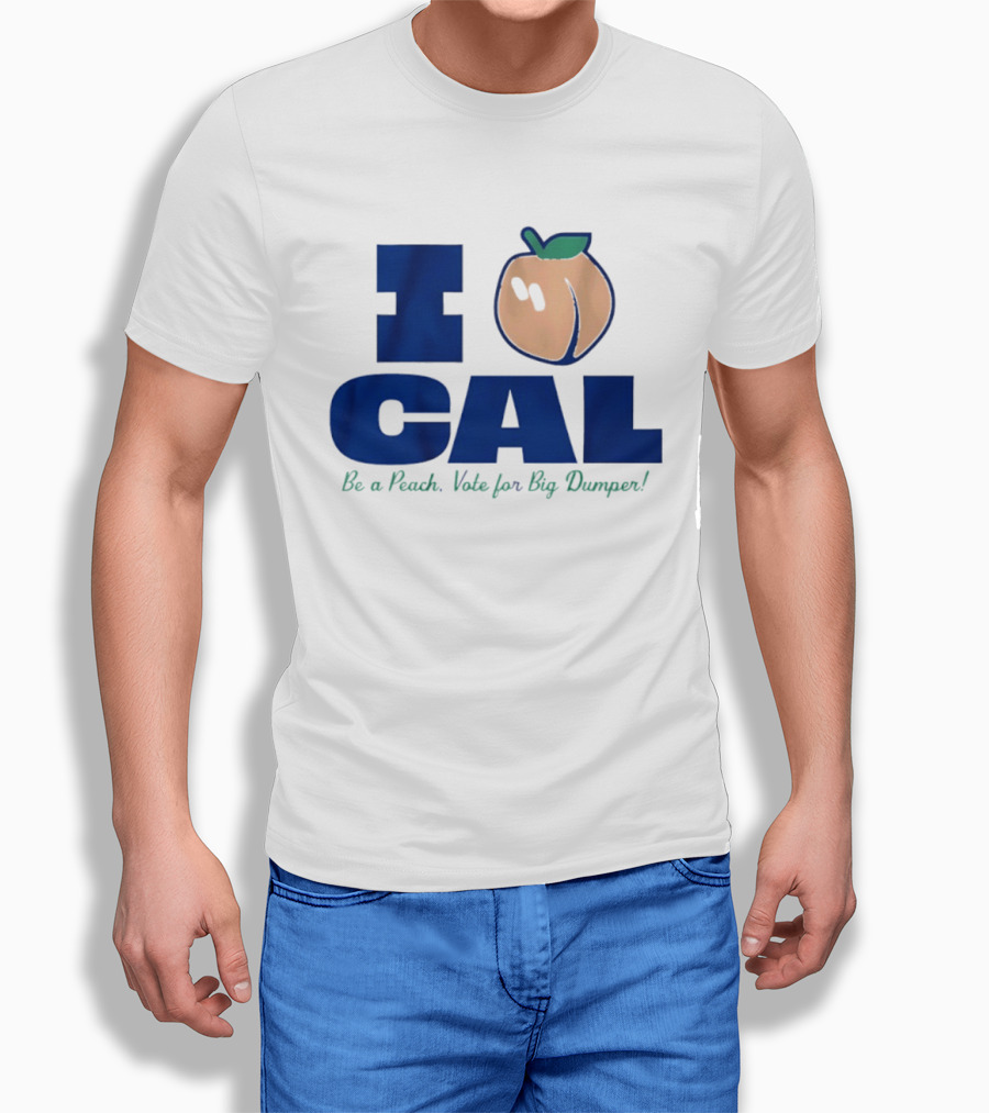 I Love Cal Peach Vote For Big Dumper Cal Raleigh T-Shirt