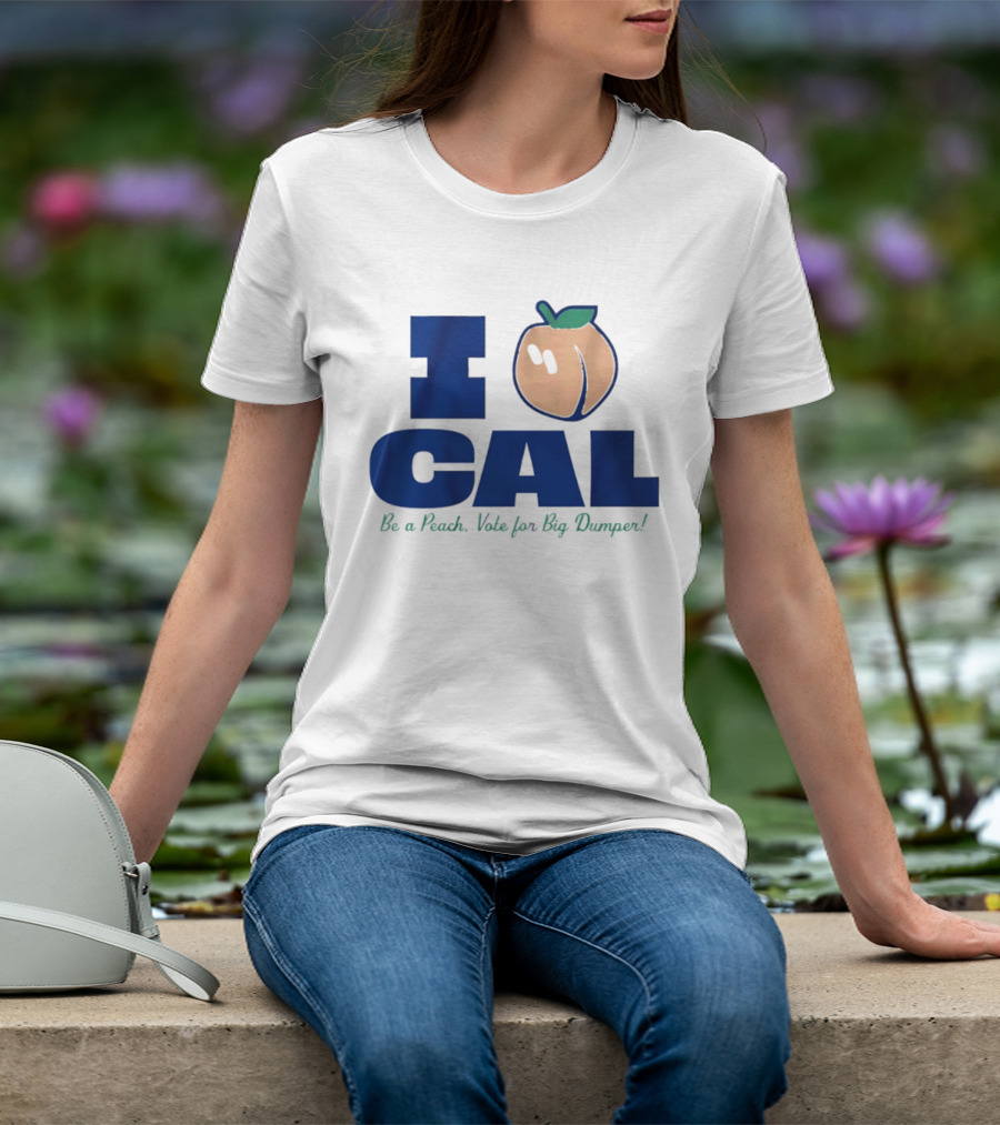 I Love Cal Peach Vote For Big Dumper Cal Raleigh T-Shirt