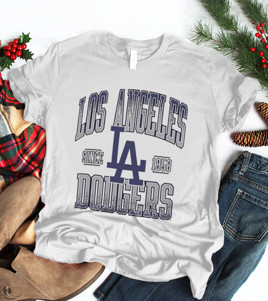 Los Angeles Dodgers LA Since 1958 MLB Baseball T-Shirt