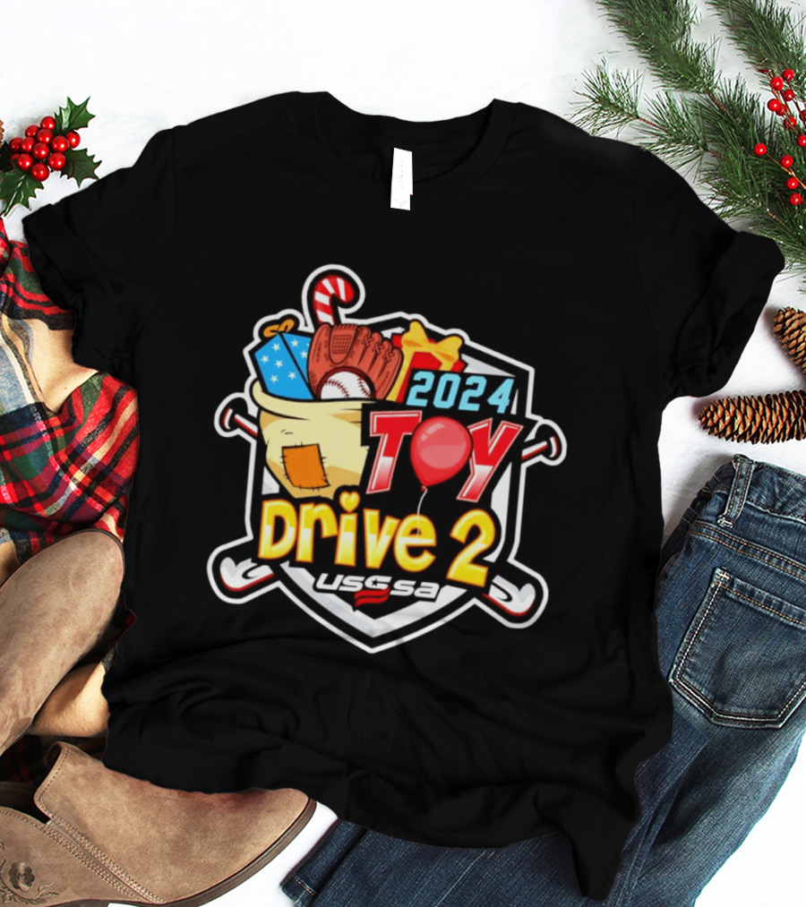 2024 USSSA Toy Drive 2 Baseball Event T-Shirt