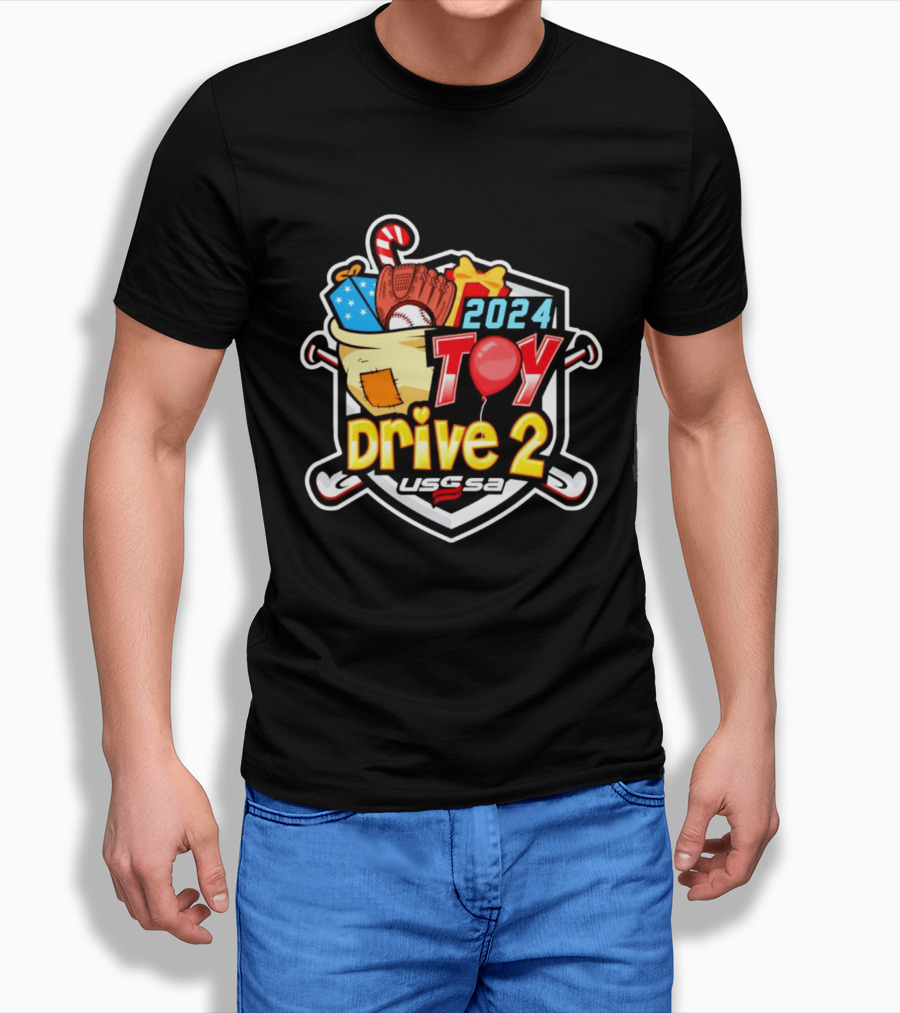 2024 USSSA Toy Drive 2 Baseball Event T-Shirt