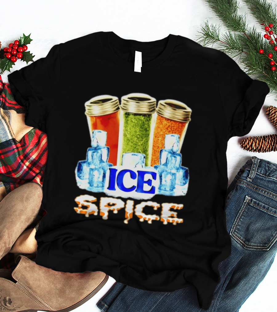 Ice Spice Iced Out Hip Hop Rap Music Funny Wordplay T-Shirt
