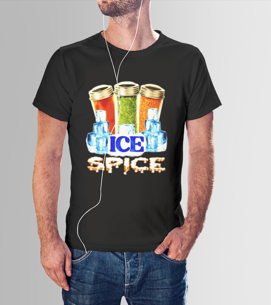 Ice Spice Iced Out Hip Hop Rap Music Funny Wordplay T-Shirt