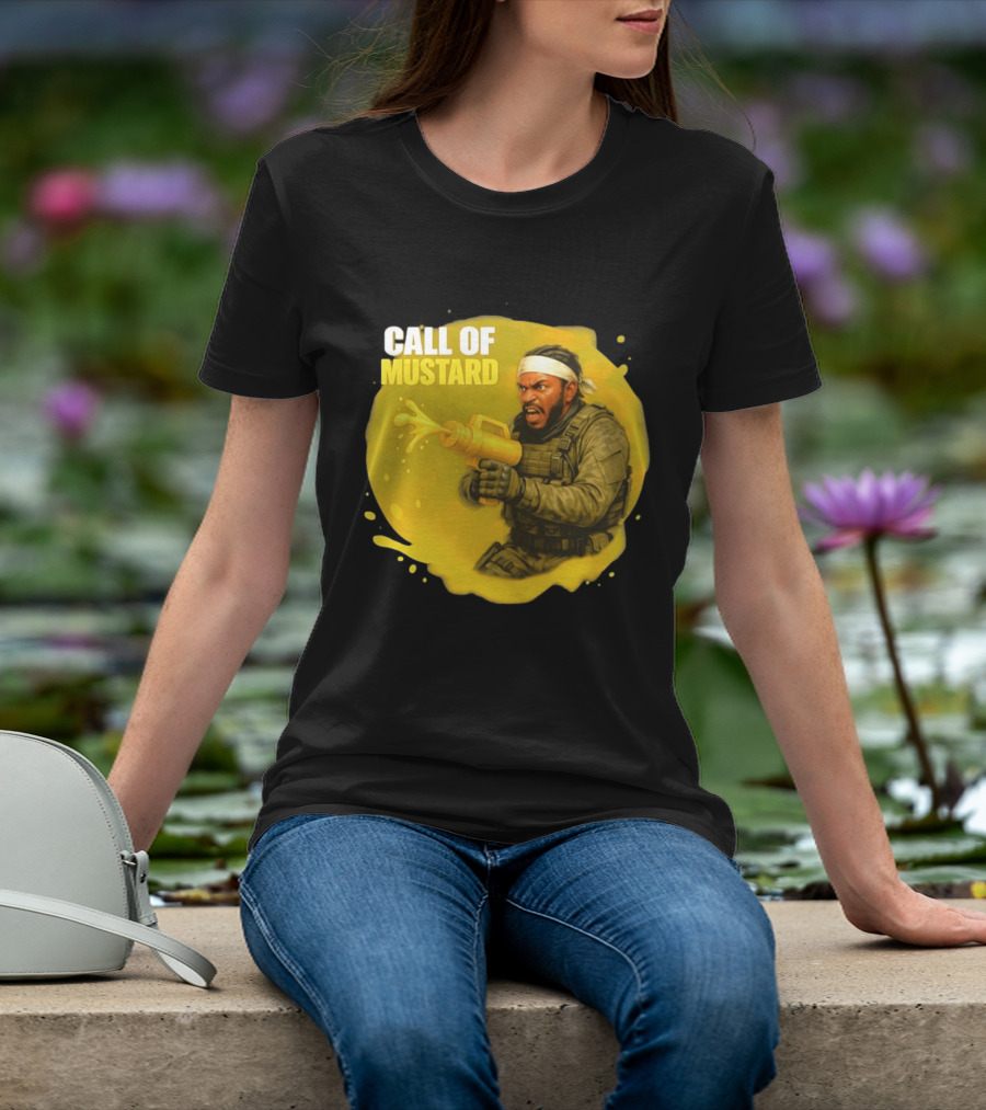 Call Of Mustard Diddy Funny Parody Combat Splash T-Shirt