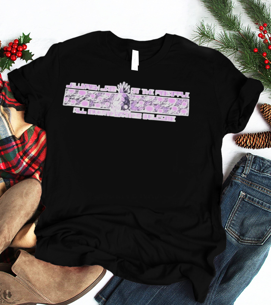 Jellyfish Jam At The Pineapple All Invertebrates Welcome T-Shirt