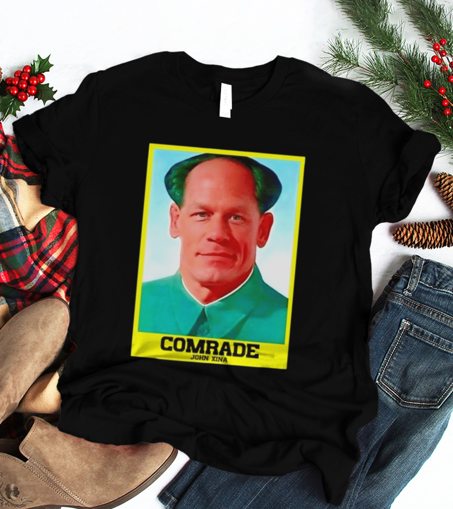Comrade John Xina Meme Mao Zedong Parody Image T-Shirt