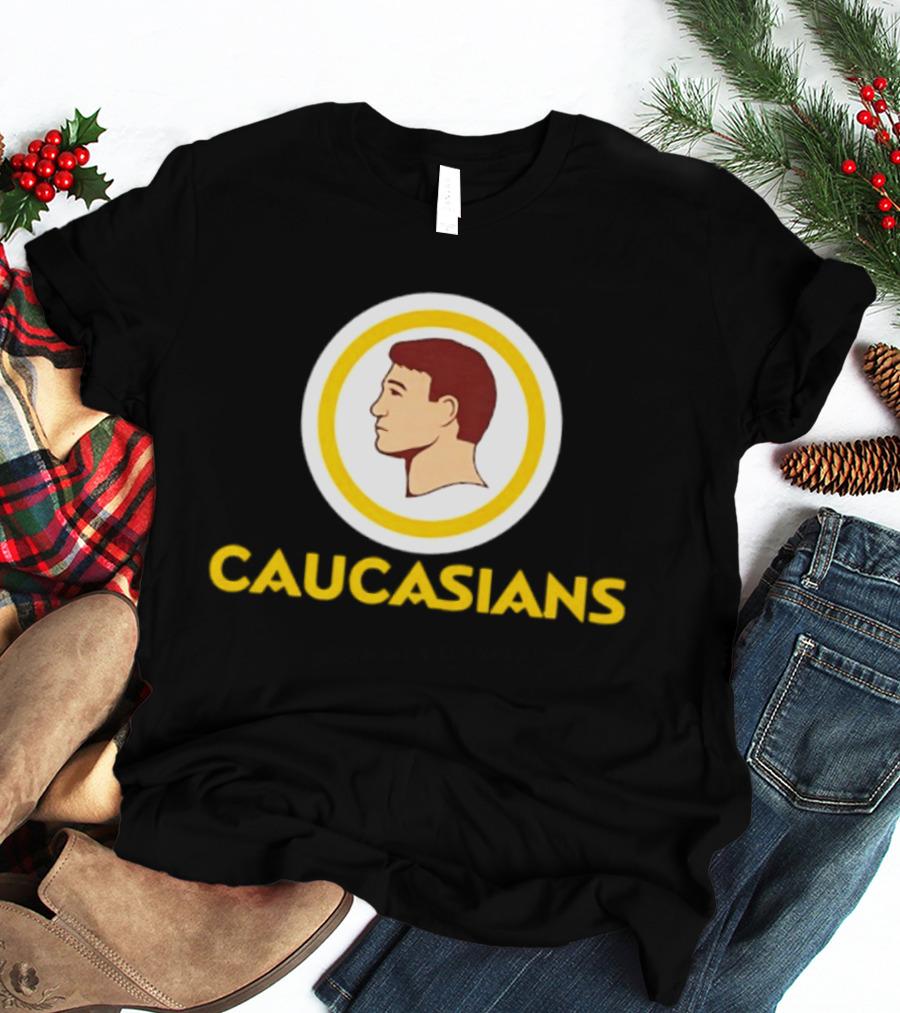 Caucasians Satire Sports Humor Caucasian Face T-Shirt