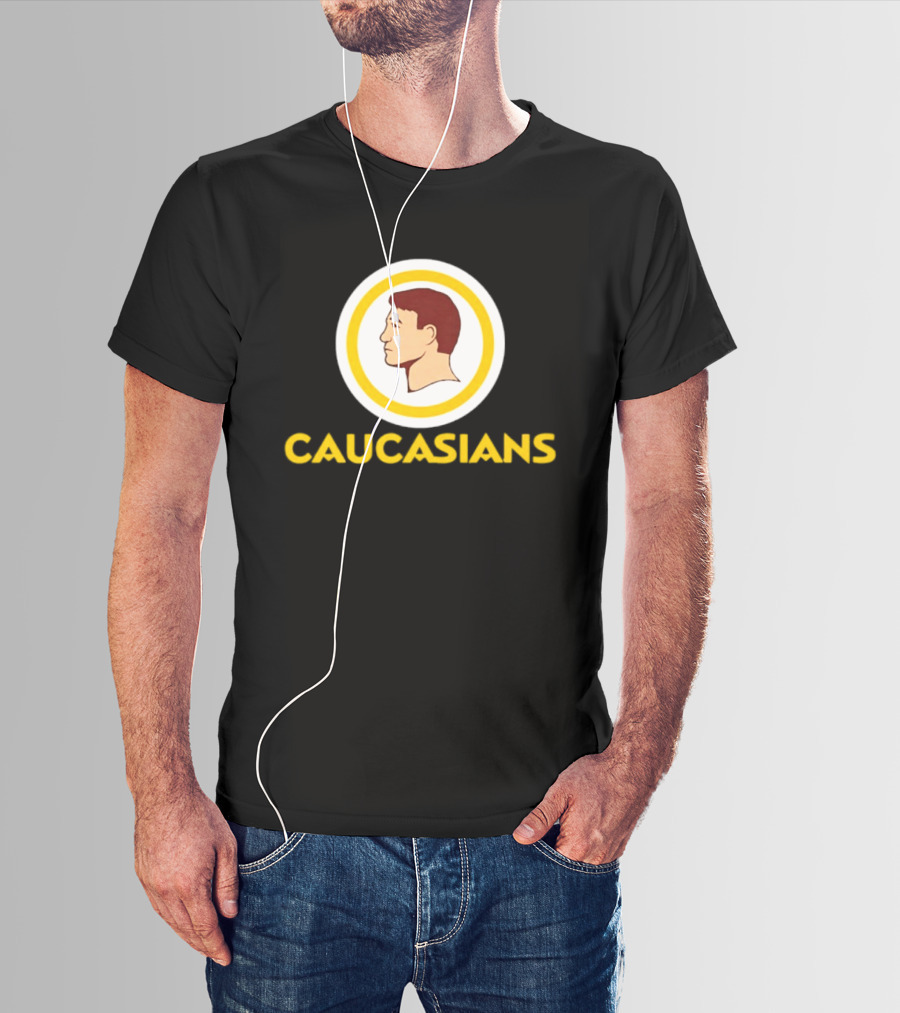 Caucasians Satire Sports Humor Caucasian Face T-Shirt