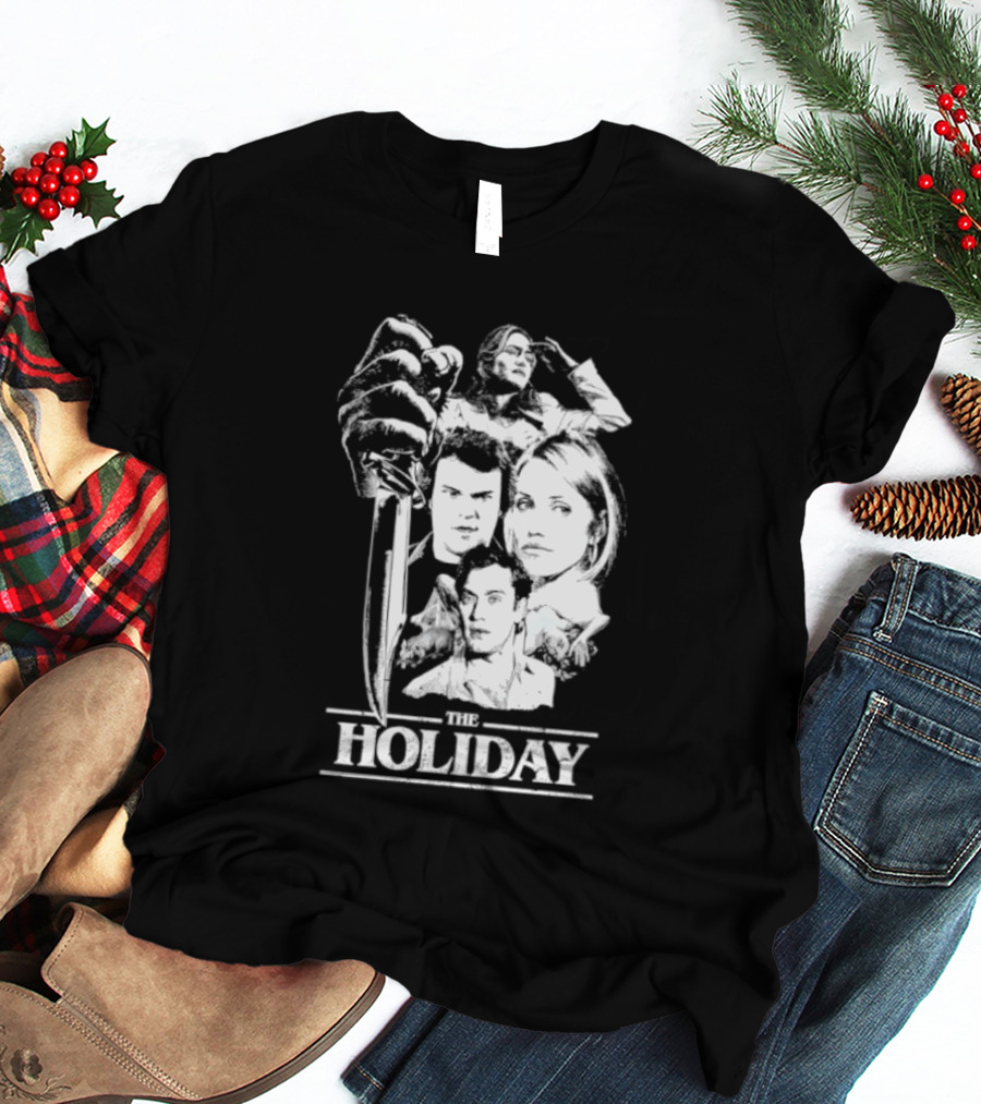 Kate Winslet Jack Black Cameron Diaz Jude Law The Holiday Horror Slasher Mashup T-Shirt