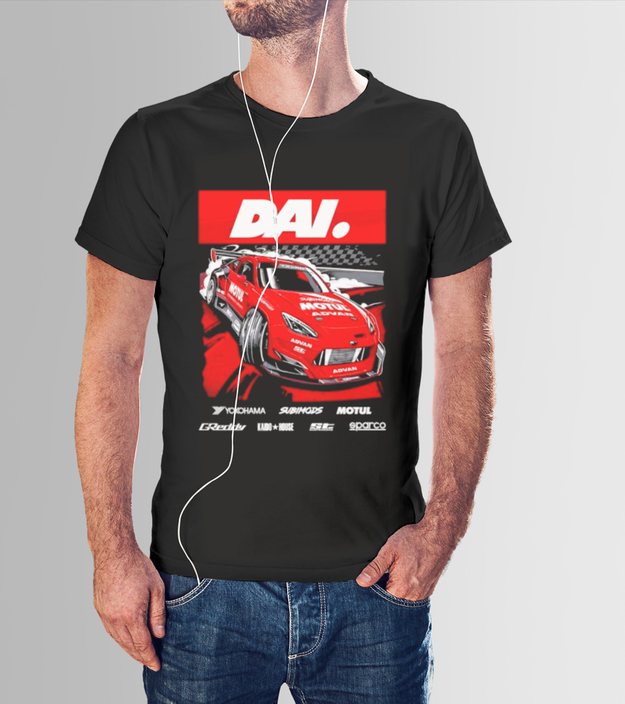Dai Yoshihara Motul Advan Subimods Greddy Kaido House Sparco Yokohama Racing Car T-Shirt