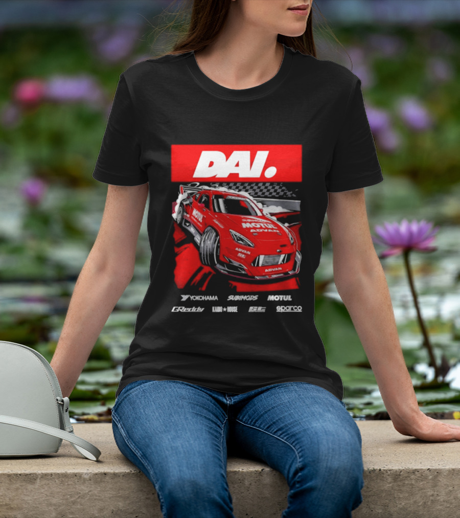Dai Yoshihara Motul Advan Subimods Greddy Kaido House Sparco Yokohama Racing Car T-Shirt