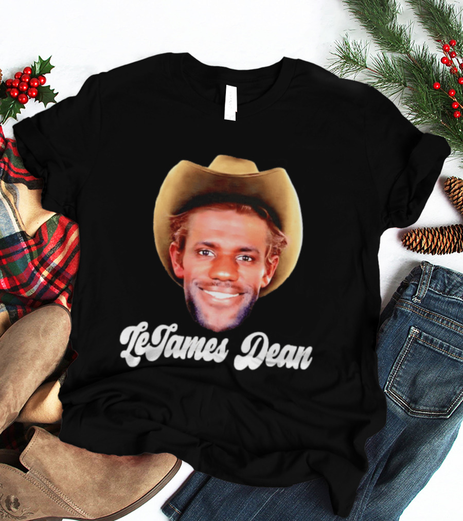 LeBron James LeJames Dean Cowboy Hat T-Shirt
