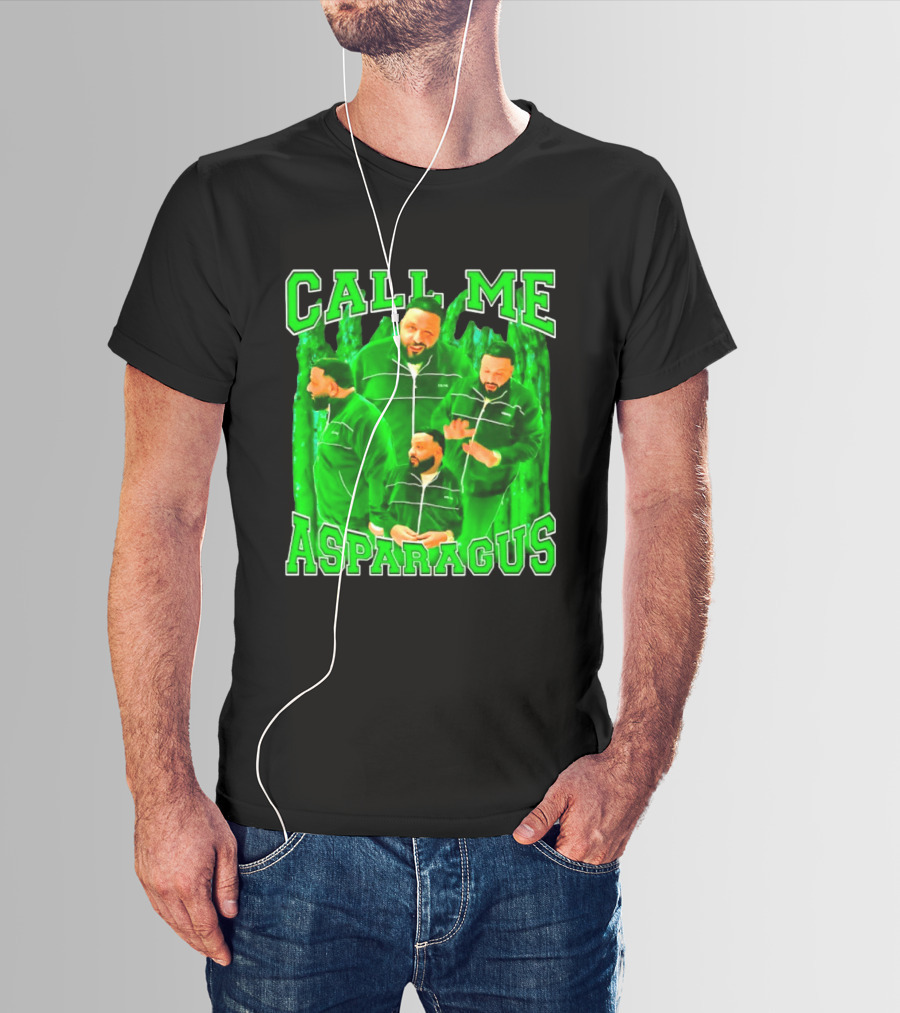 DJ Khaled Call Me Asparagus Music Producer Green Tracksuit T-Shirt