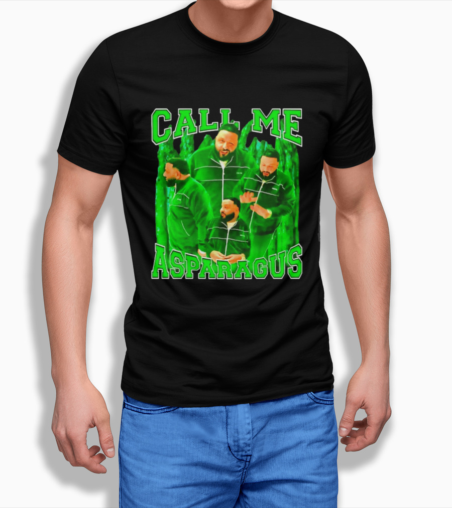 DJ Khaled Call Me Asparagus Music Producer Green Tracksuit T-Shirt