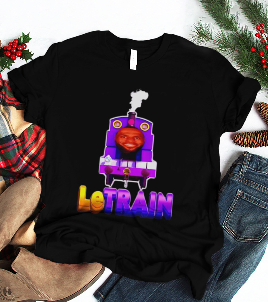 LeBron James LeTrain Meme With Philadelphia 76ers Concept T-Shirt