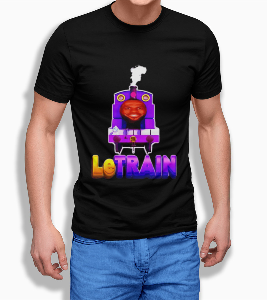 LeBron James LeTrain Meme With Philadelphia 76ers Concept T-Shirt