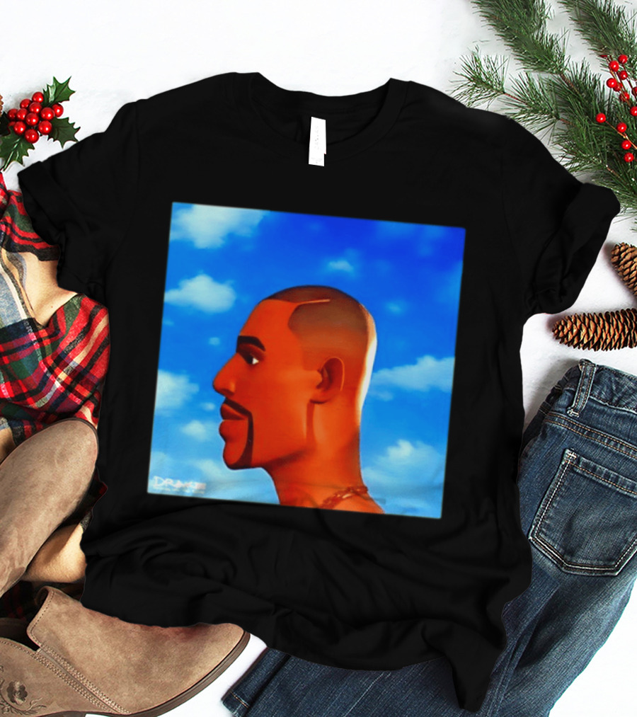 Drake For All The Dogs OVO Hip Hop Rap Album Sky Blue T-Shirt