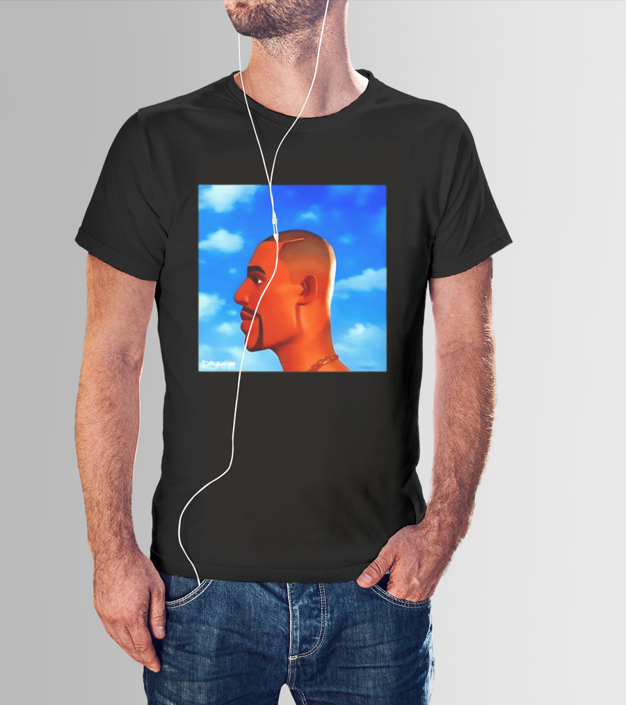 Drake For All The Dogs OVO Hip Hop Rap Album Sky Blue T-Shirt