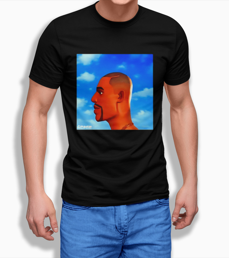 Drake For All The Dogs OVO Hip Hop Rap Album Sky Blue T-Shirt