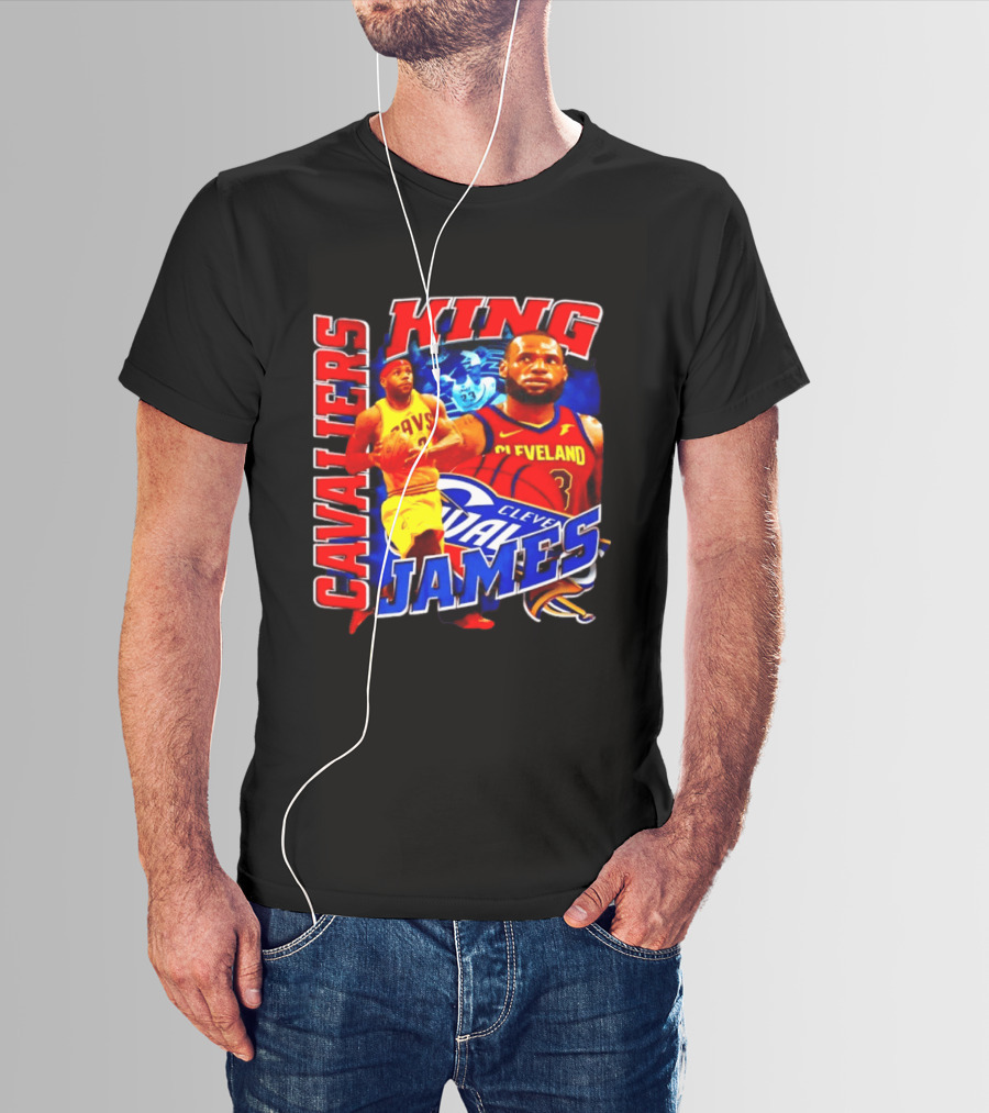 Cleveland Cavaliers King James LeBron Nike NBA Basketball Star T-Shirt