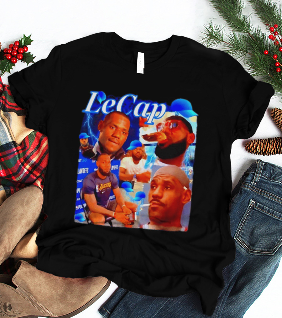 LeBron James LeCap Lakers Playoffs Meme T-Shirt