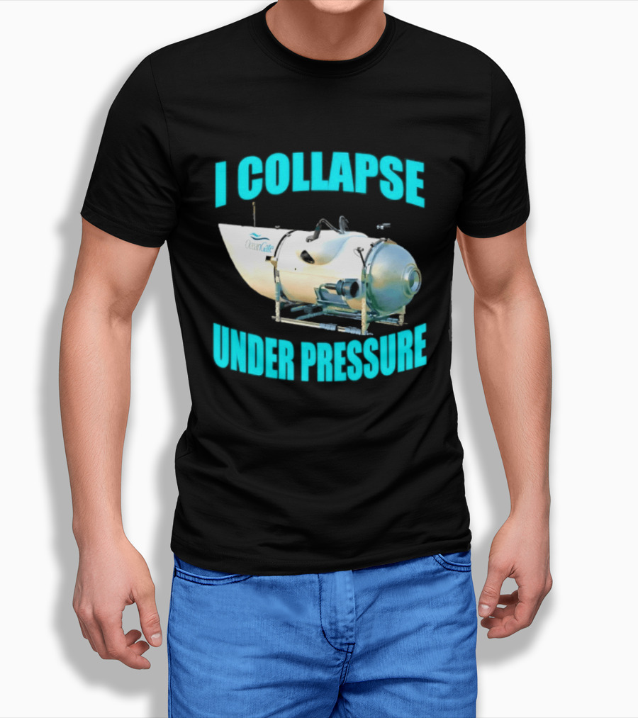OceanGate Titan Submersible I Collapse Under Pressure T-Shirt