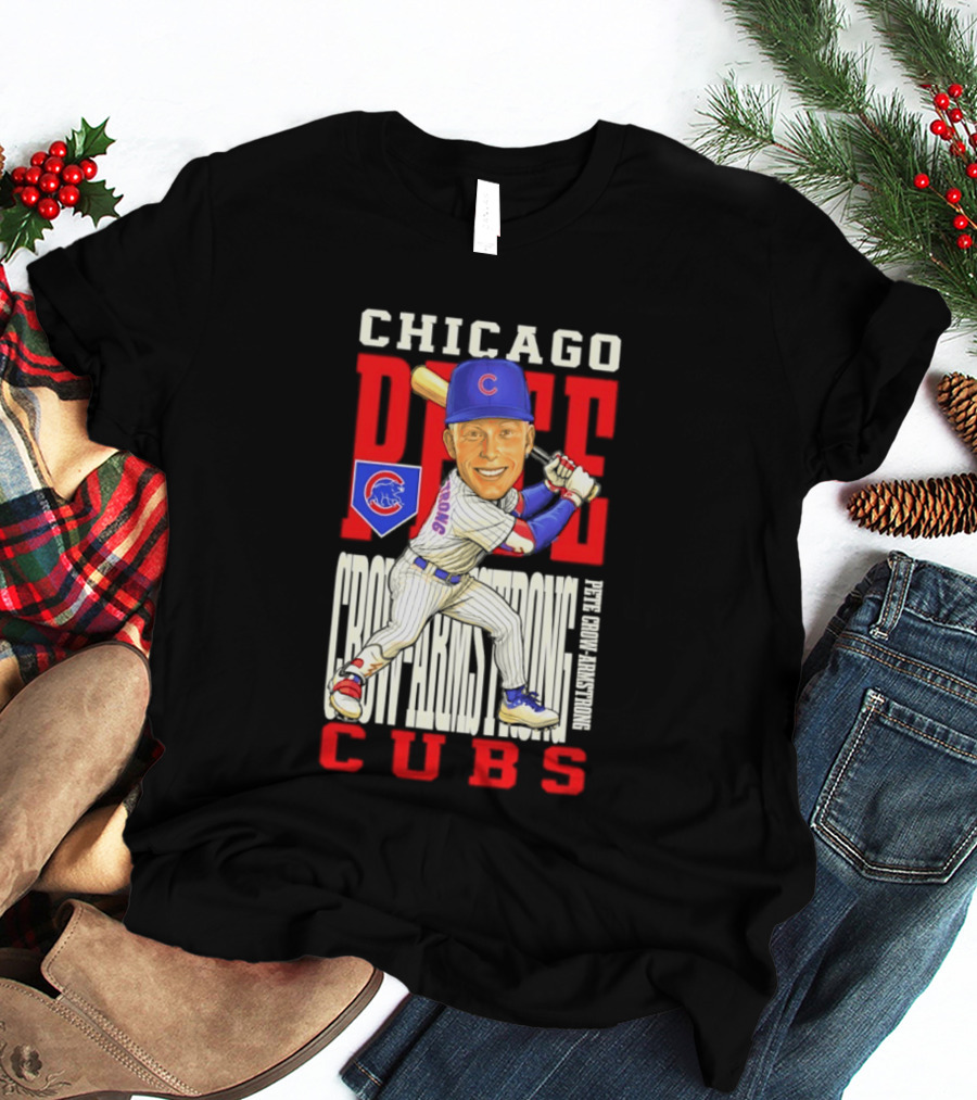 Chicago Pete Cubs Baseball Caricature Clash T-Shirt