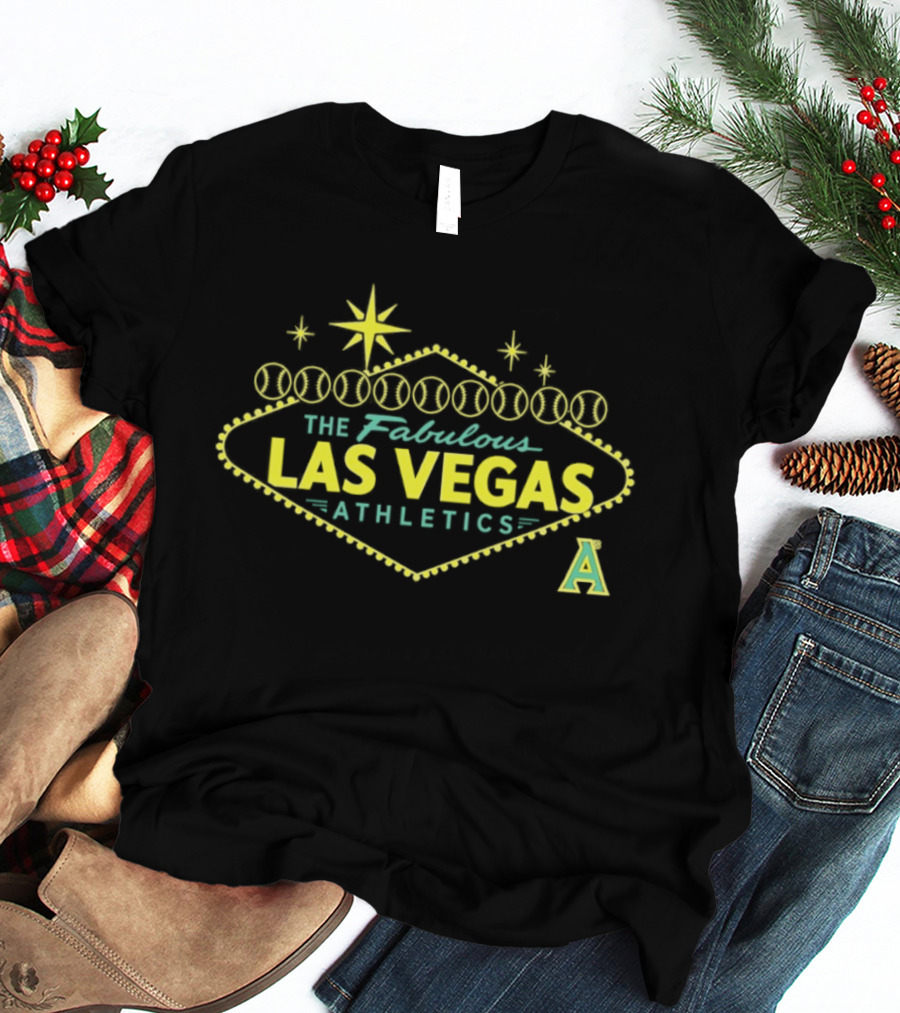 The Fabulous Las Vegas Athletics MLB Baseball 2026 Welcome Sign T-Shirt