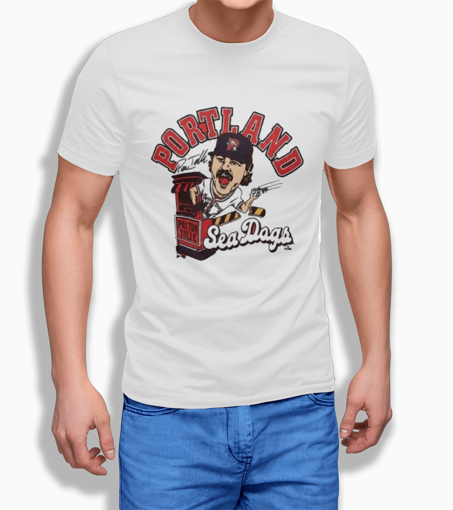 Payton Tolle Portland Sea Dogs Baseball T-Shirt
